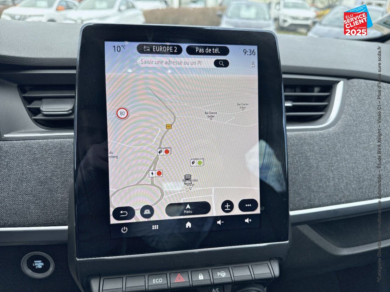 Véhicule d'occasion RENAULT ZOE E-TECH TECHNO CHARGE NORMALE R135 ACHAT INTEGRAL - 22 GPS CAMERA chez Toyota Bar le Duc