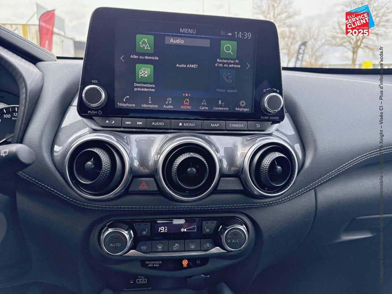 Véhicule d'occasion NISSAN JUKE 1.0 DIG-T 114CH TEKNA DCT 2021 SIEGES CHAUF GPS CAMERA chez Nissan Juke occasion