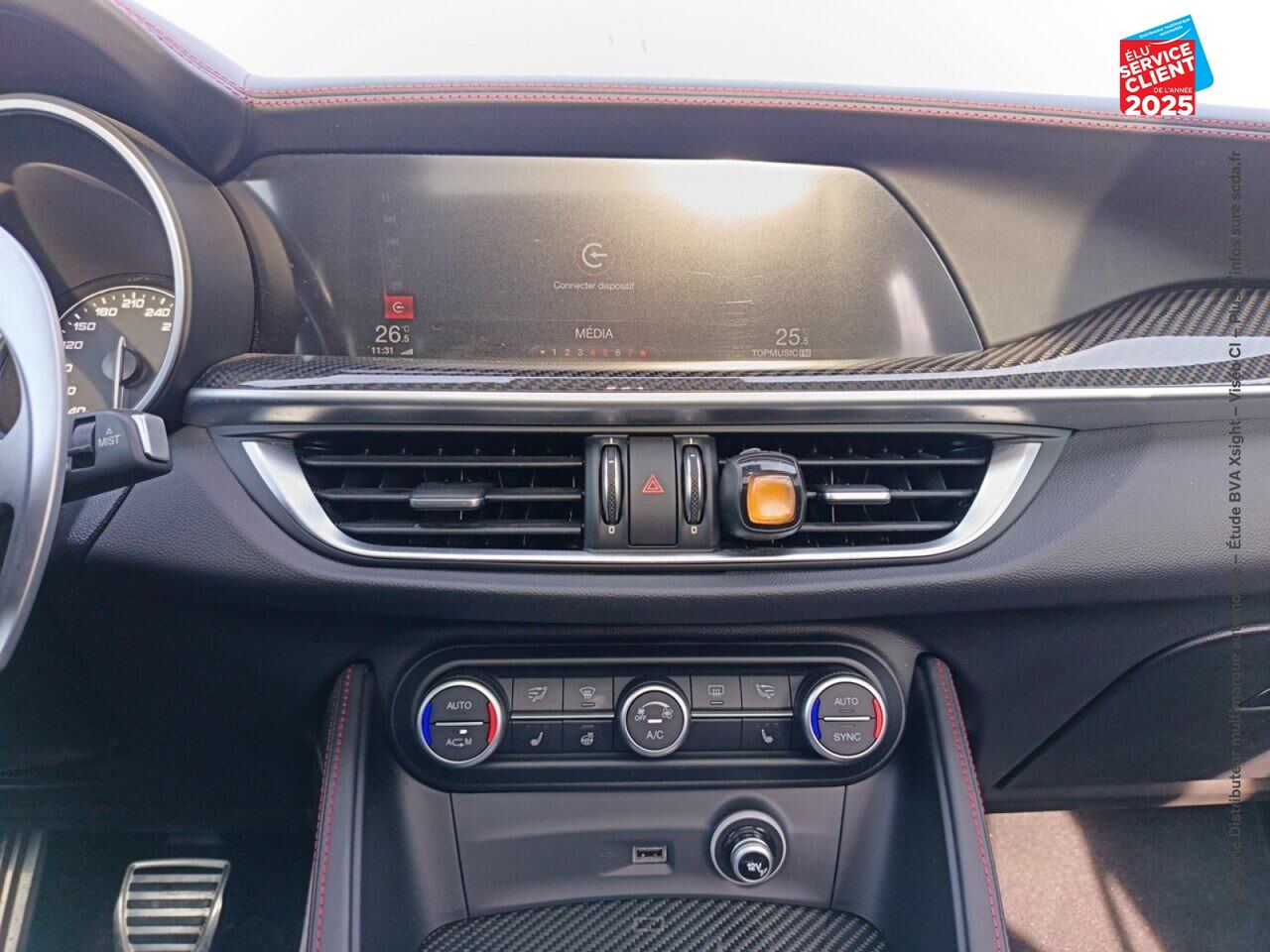 Véhicule d'occasion ALFA ROMEO STELVIO 2.9 V6 510CH QUADRIFOGLIO Q4 AT8 TPANO chez Volvo Epernay