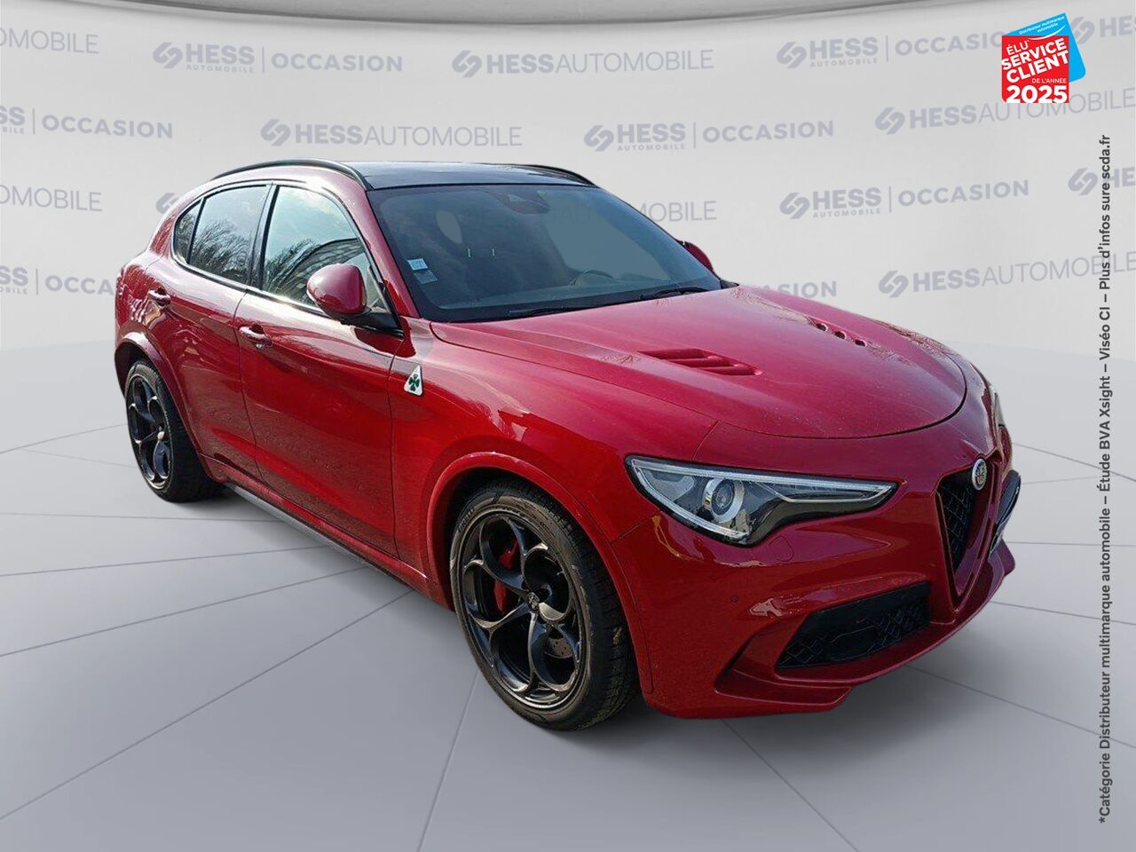 Véhicule d'occasion ALFA ROMEO STELVIO 2.9 V6 510CH QUADRIFOGLIO Q4 AT8 TPANO chez Volvo Epernay