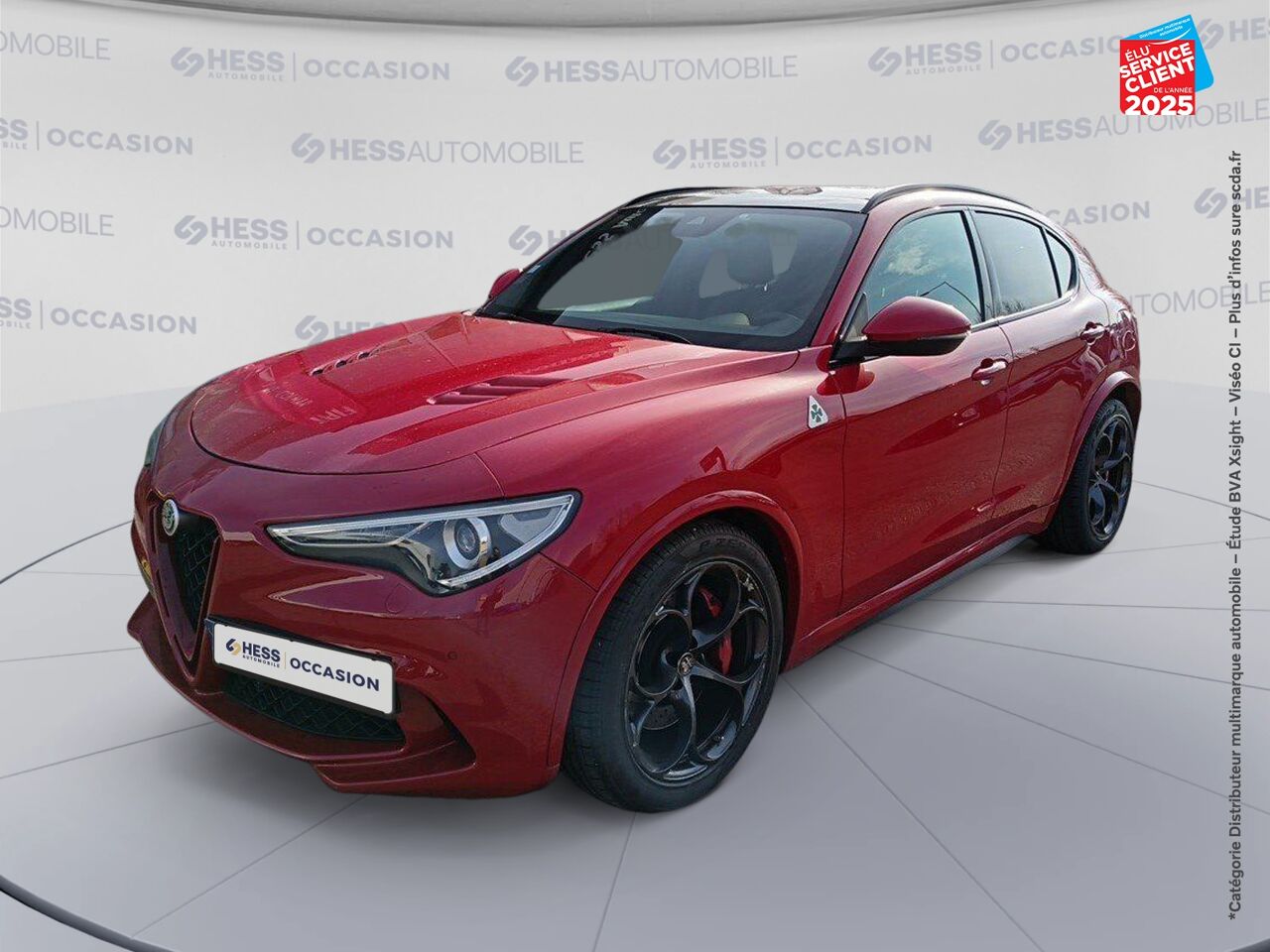 Véhicule d'occasion ALFA ROMEO STELVIO 2.9 V6 510CH QUADRIFOGLIO Q4 AT8 TPANO chez Volvo Epernay