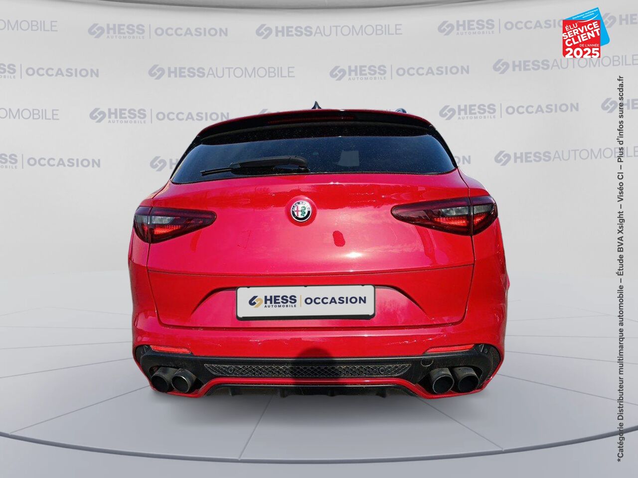 Véhicule d'occasion ALFA ROMEO STELVIO 2.9 V6 510CH QUADRIFOGLIO Q4 AT8 TPANO chez Volvo Epernay