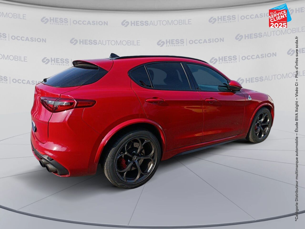 Véhicule d'occasion ALFA ROMEO STELVIO 2.9 V6 510CH QUADRIFOGLIO Q4 AT8 TPANO chez Volvo Epernay