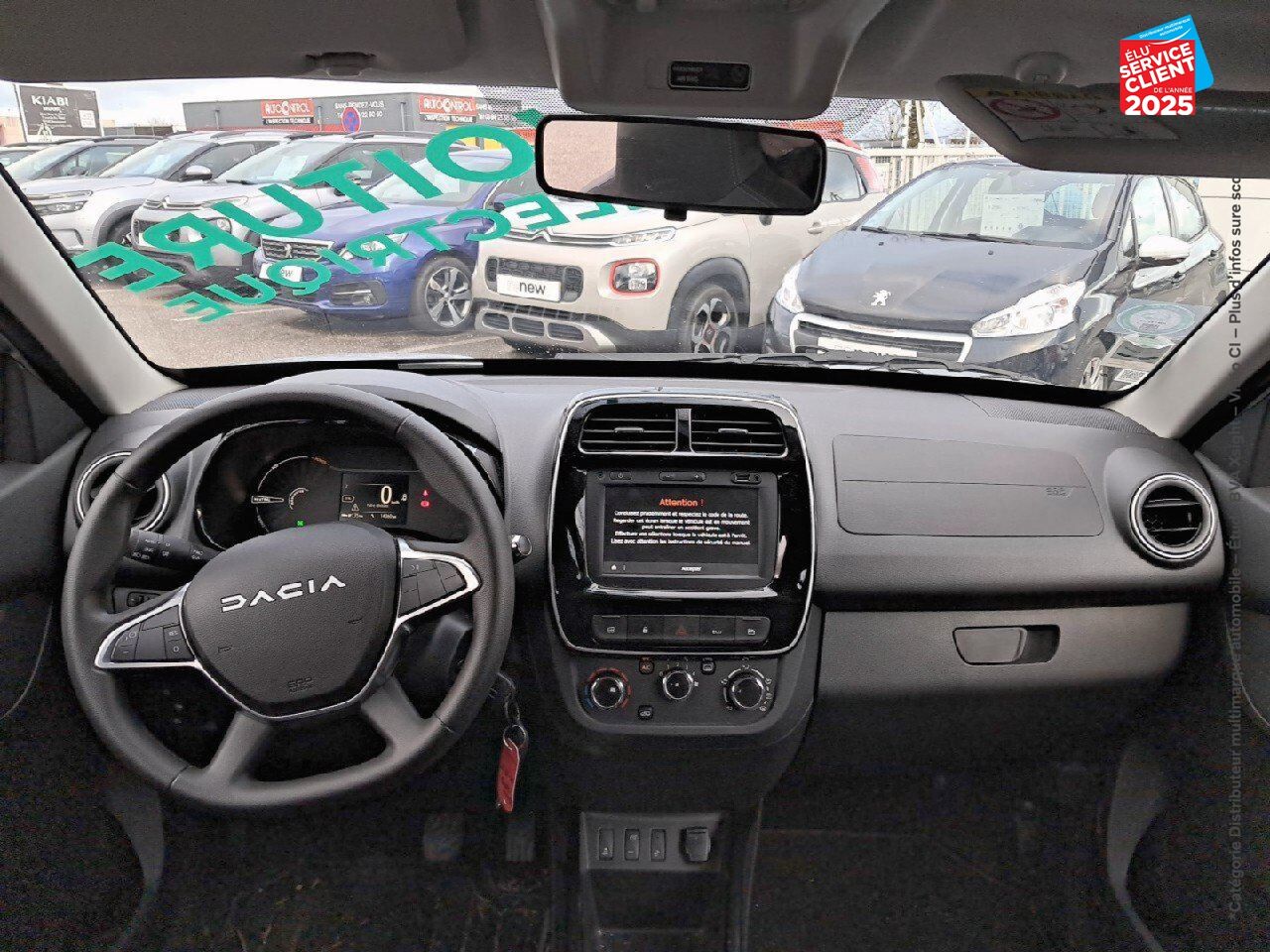 Véhicule d'occasion DACIA SPRING 45CH EXPRESSION SIEGES CUIR GPS CAMERA chez Dacia Belfort