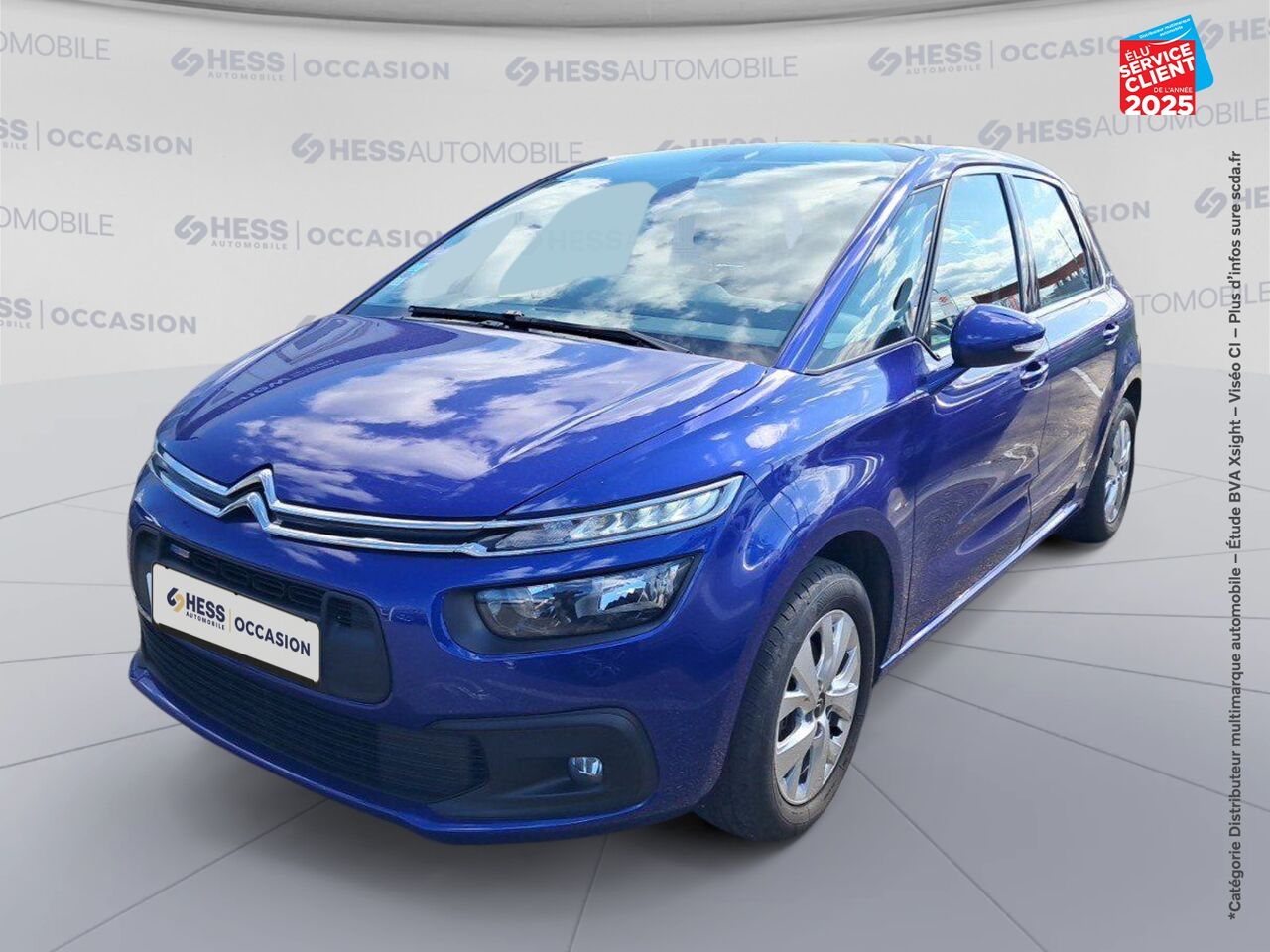 Véhicule d'occasion CITROEN C4 PICASSO PURETECH 130CH LIVE S/S TPANO SIEGES CHAUF RADAR AR ATTELAGE chez Renault Sélestat