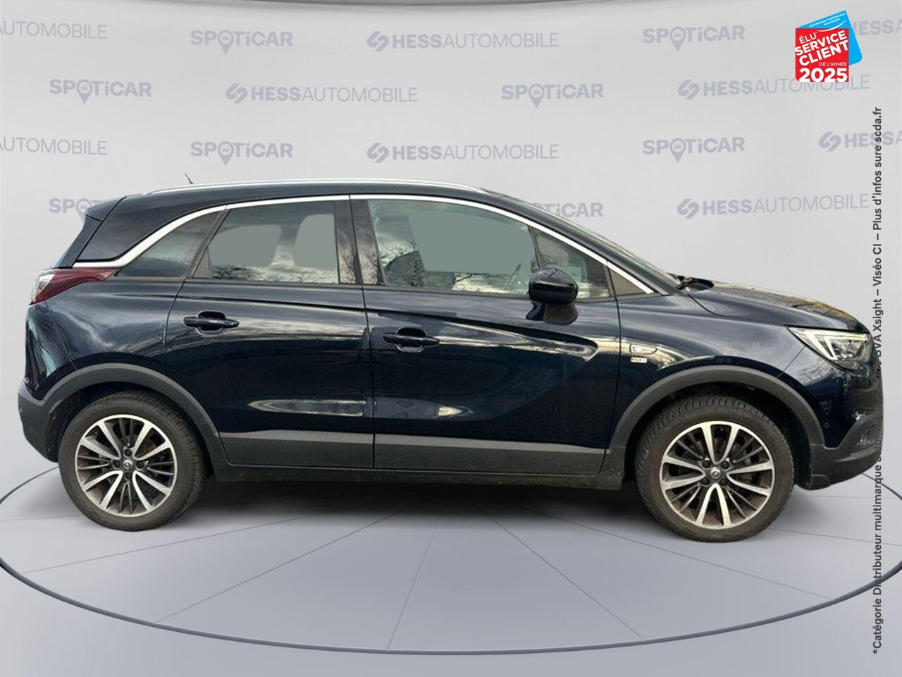 Véhicule d'occasion OPEL CROSSLAND X 1.2 TURBO 130CH OPEL 2020 BVA EURO 6D-T GPS CAMERA chez Renault Colmar