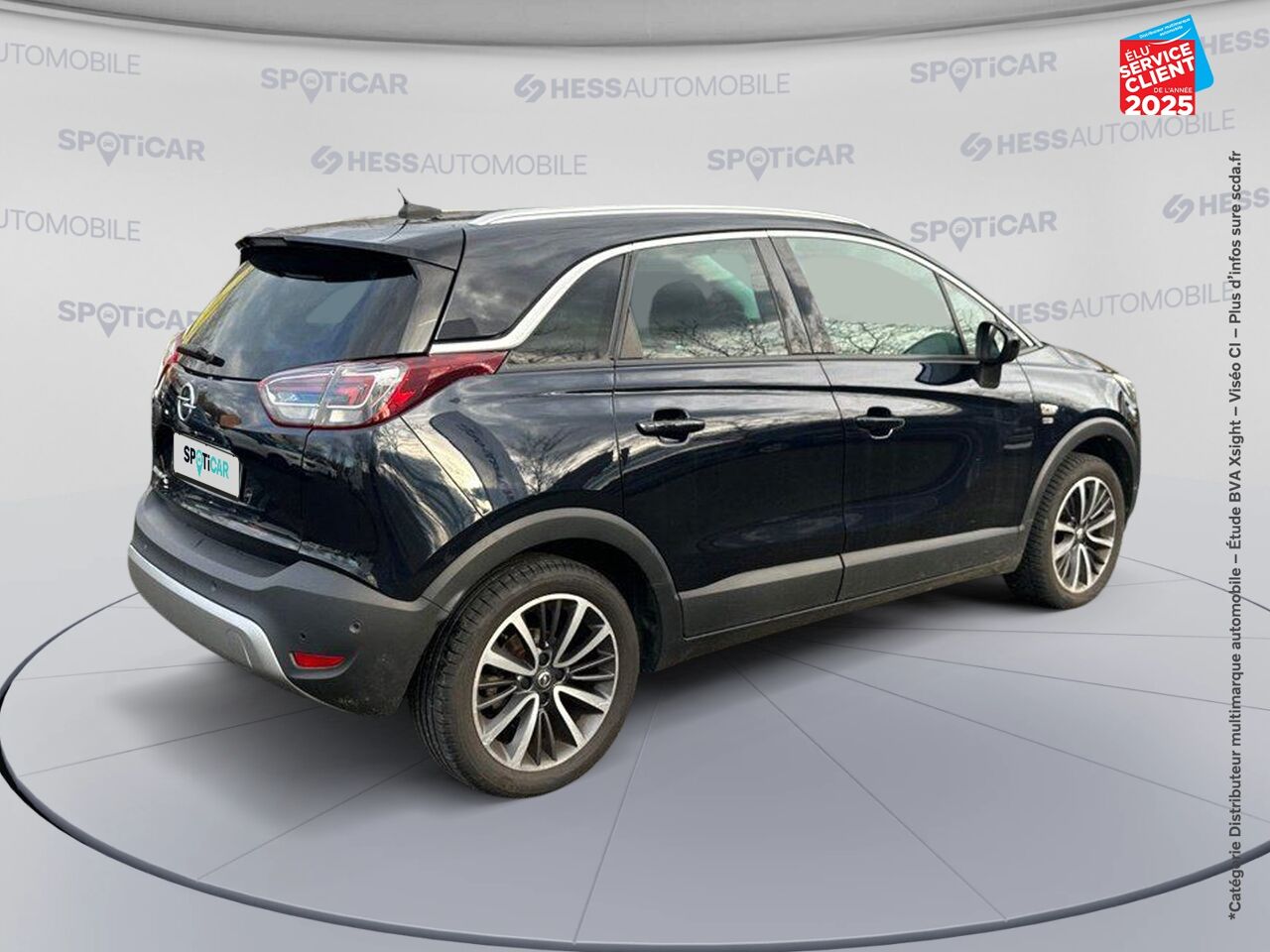 Véhicule d'occasion OPEL CROSSLAND X 1.2 TURBO 130CH OPEL 2020 BVA EURO 6D-T GPS CAMERA chez Renault Colmar