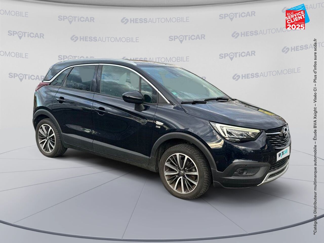 Véhicule d'occasion OPEL CROSSLAND X 1.2 TURBO 130CH OPEL 2020 BVA EURO 6D-T GPS CAMERA chez Renault Colmar