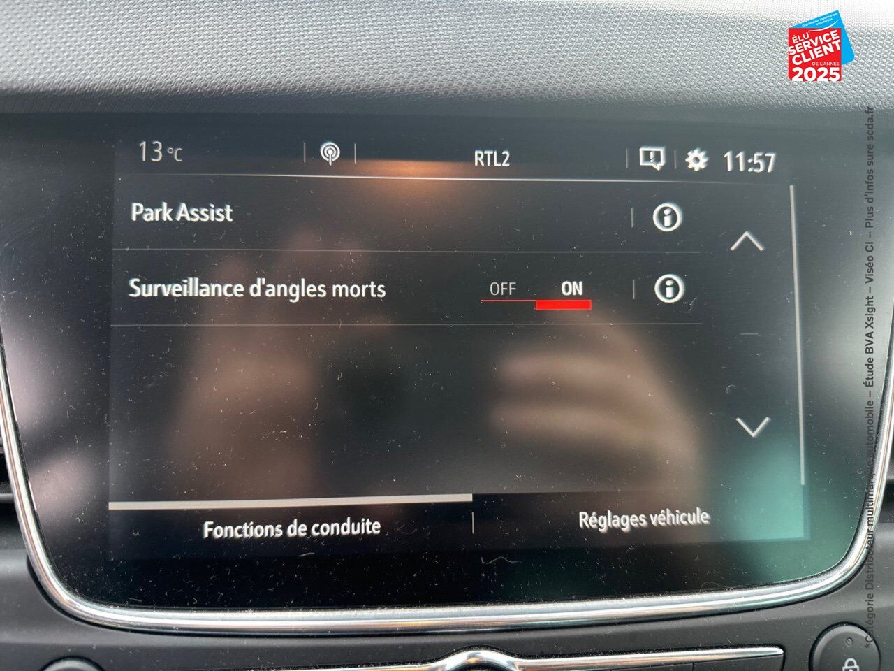 Véhicule d'occasion OPEL CROSSLAND X 1.2 TURBO 130CH OPEL 2020 BVA EURO 6D-T GPS CAMERA chez Renault Colmar