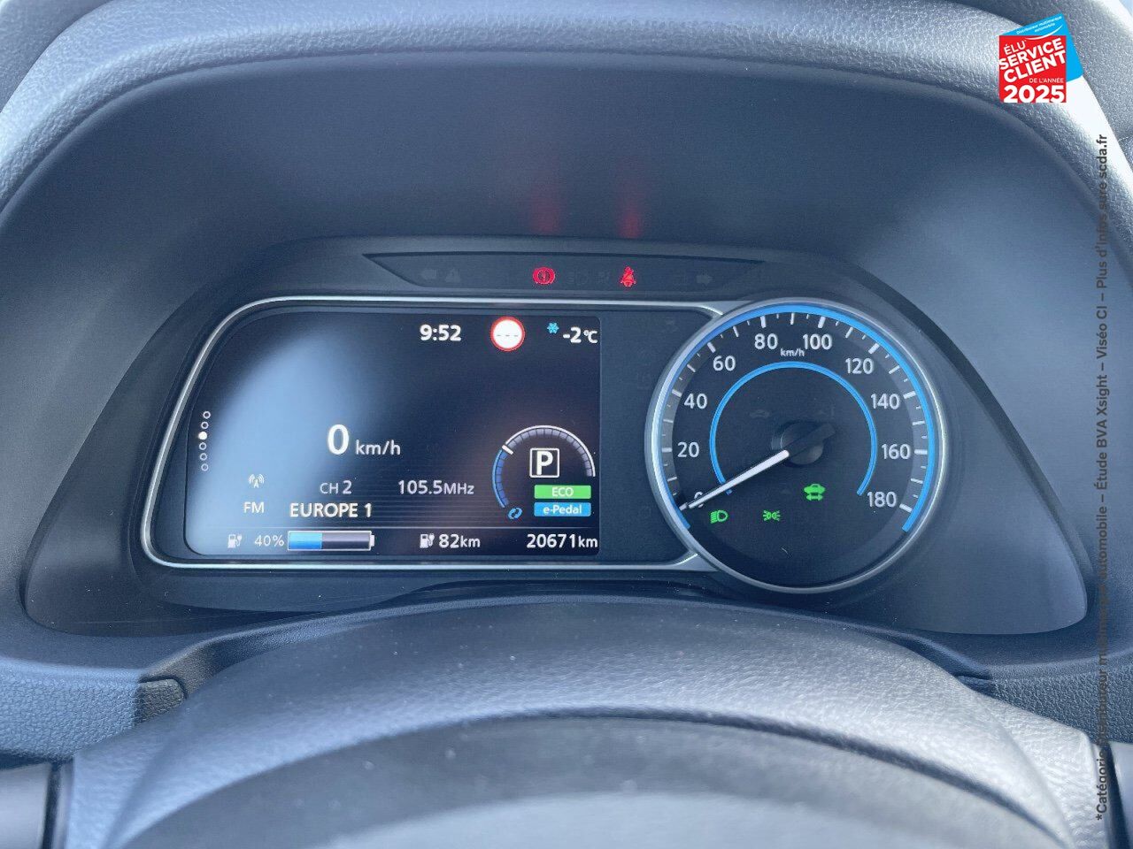 Véhicule d'occasion NISSAN LEAF 150CH 40KWH ACENTA 21.5 chez Renault Saint-Louis
