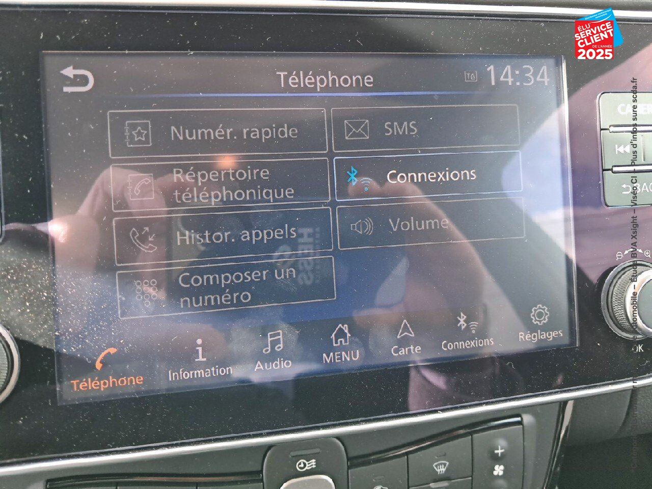 Véhicule d'occasion NISSAN LEAF 150CH 40KWH N-CONNECTA SIEGES CHAUF CAMERA chez Hyundai Epernay