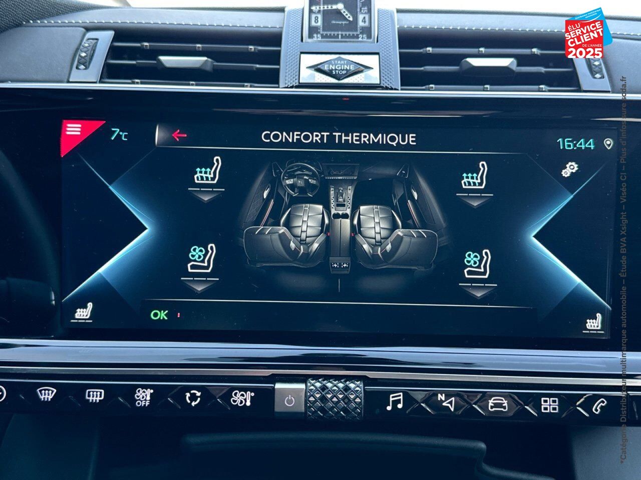 Véhicule d'occasion DS DS 7 CROSSBACK E-TENSE 4X4 300CH GRAND CHIC chez Volvo Chalons