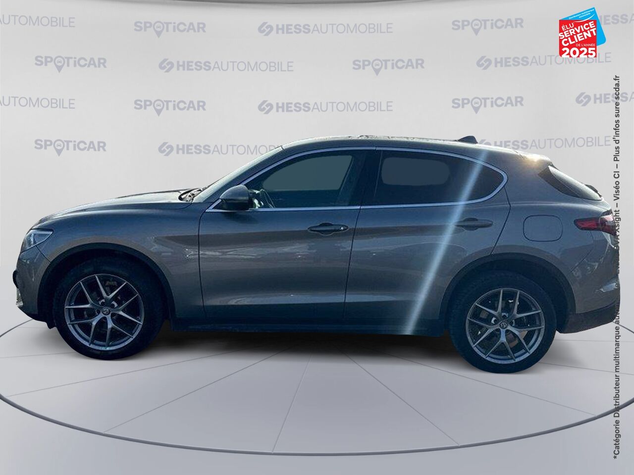 Véhicule d'occasion ALFA ROMEO STELVIO 2.0T 280CH FIRST EDITION Q4 AT8 SIEGES CHAUF/CUIR GPS CAMERA chez BMW Dole
