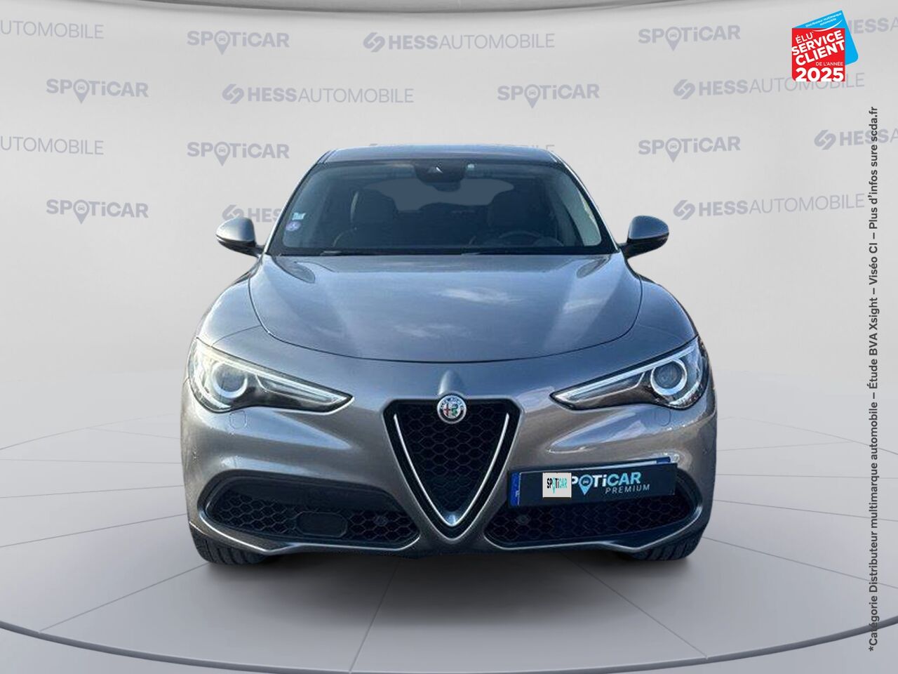 Véhicule d'occasion ALFA ROMEO STELVIO 2.0T 280CH FIRST EDITION Q4 AT8 SIEGES CHAUF/CUIR GPS CAMERA chez BMW Dole