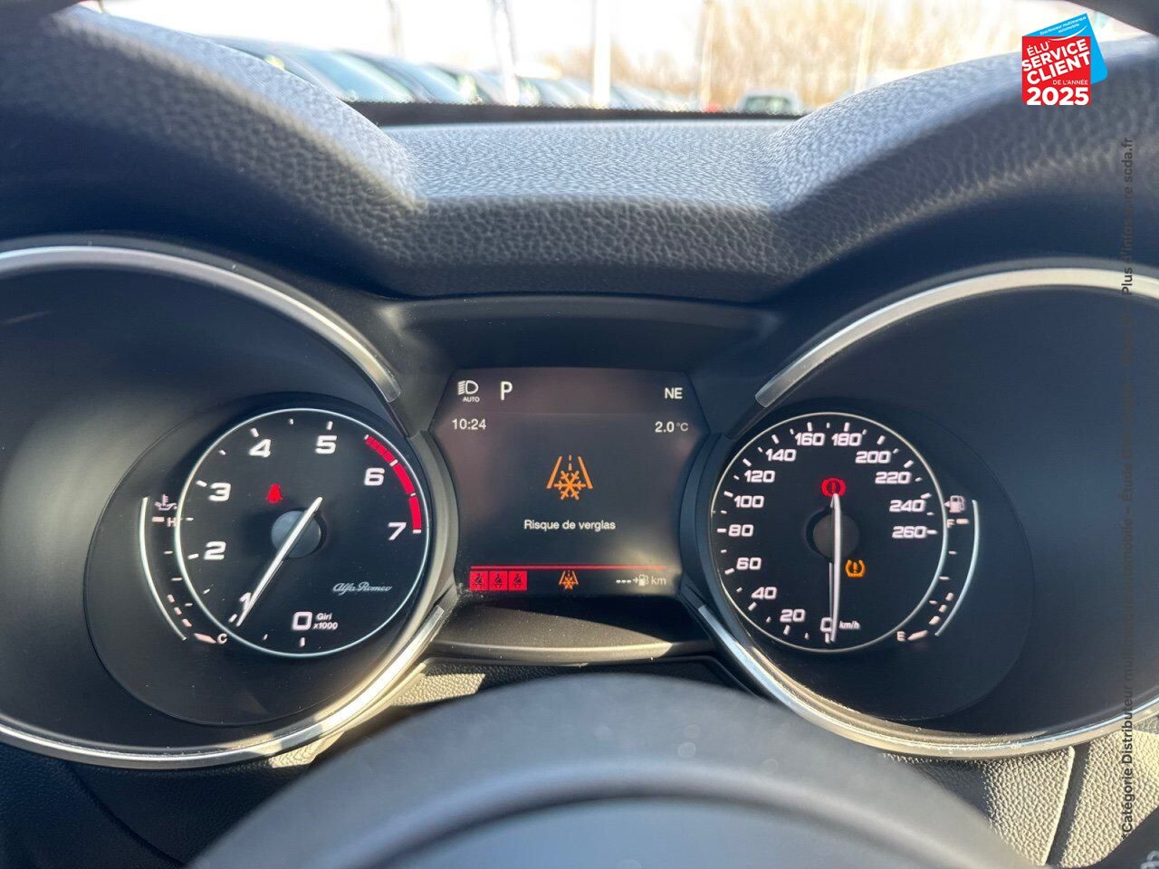 Véhicule d'occasion ALFA ROMEO STELVIO 2.0T 280CH FIRST EDITION Q4 AT8 SIEGES CHAUF/CUIR GPS CAMERA chez BMW Dole