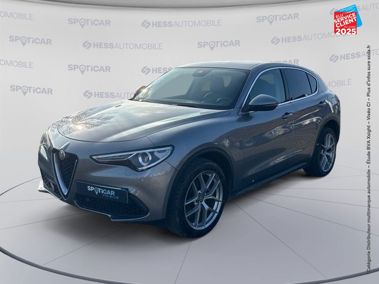 Véhicule d'occasion ALFA ROMEO STELVIO 2.0T 280CH FIRST EDITION Q4 AT8 SIEGES CHAUF/CUIR GPS CAMERA chez BMW Dole