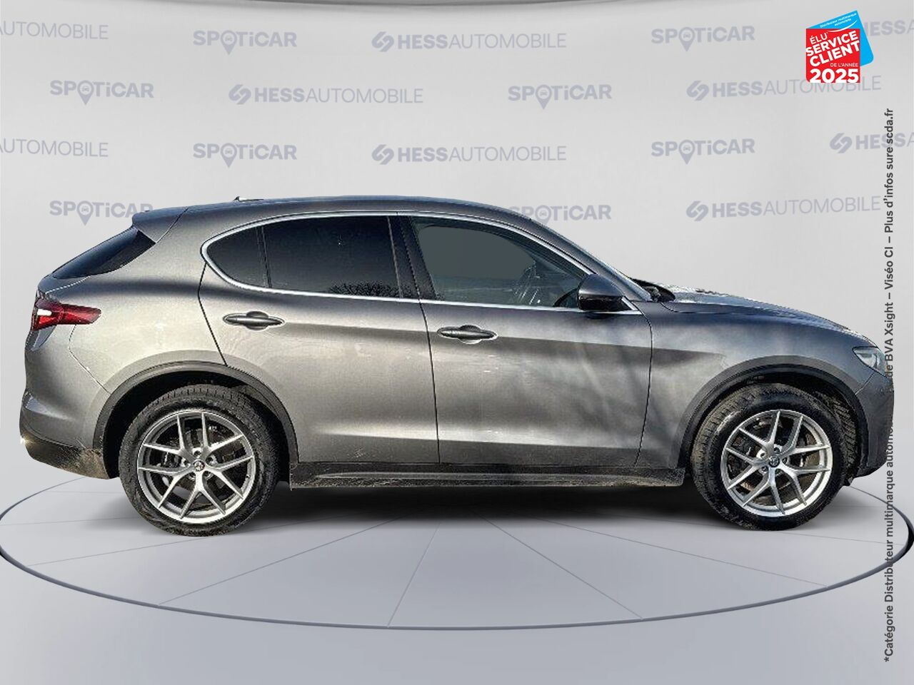Véhicule d'occasion ALFA ROMEO STELVIO 2.0T 280CH FIRST EDITION Q4 AT8 SIEGES CHAUF/CUIR GPS CAMERA chez BMW Dole