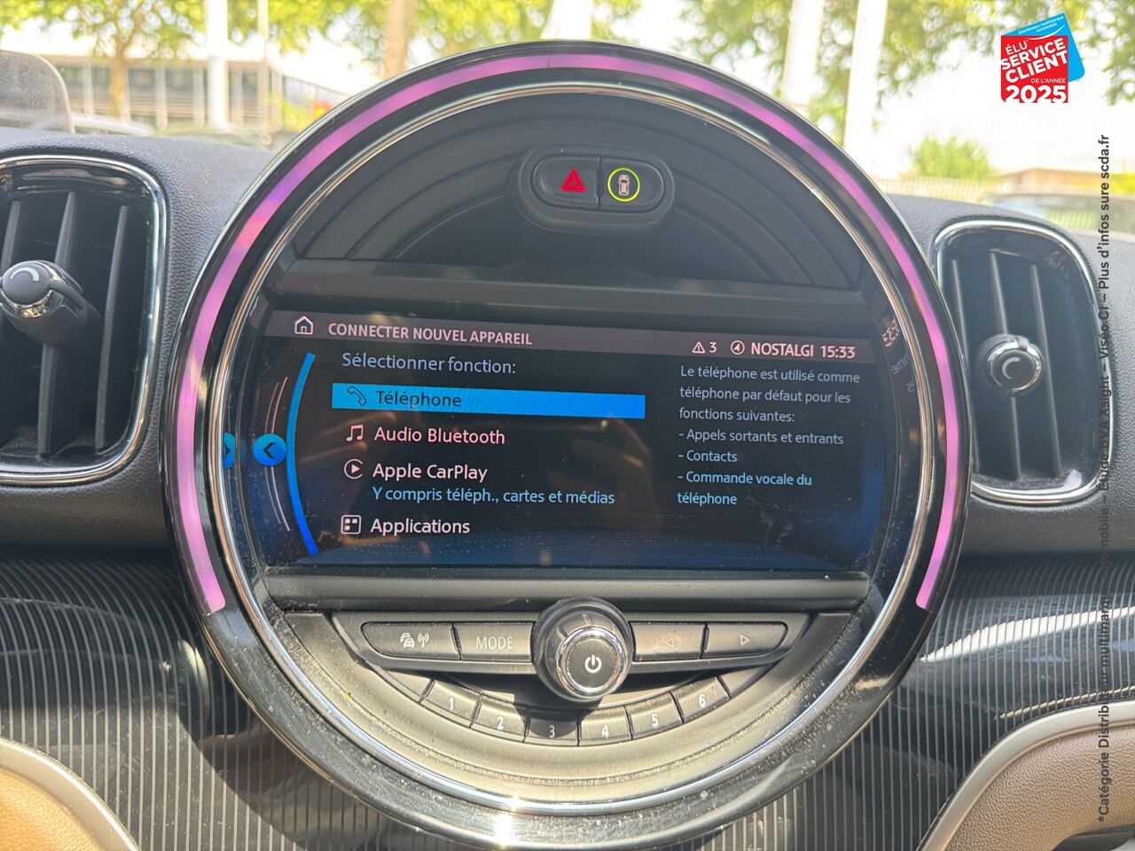 Véhicule d'occasion MINI COUNTRYMAN COOPER SE 136CH + 88CH LONGSTONE ALL4 BVA TOUVRANT GPS CAMERA CARPLAY H/KARDON HUD chez Toyota Thionville