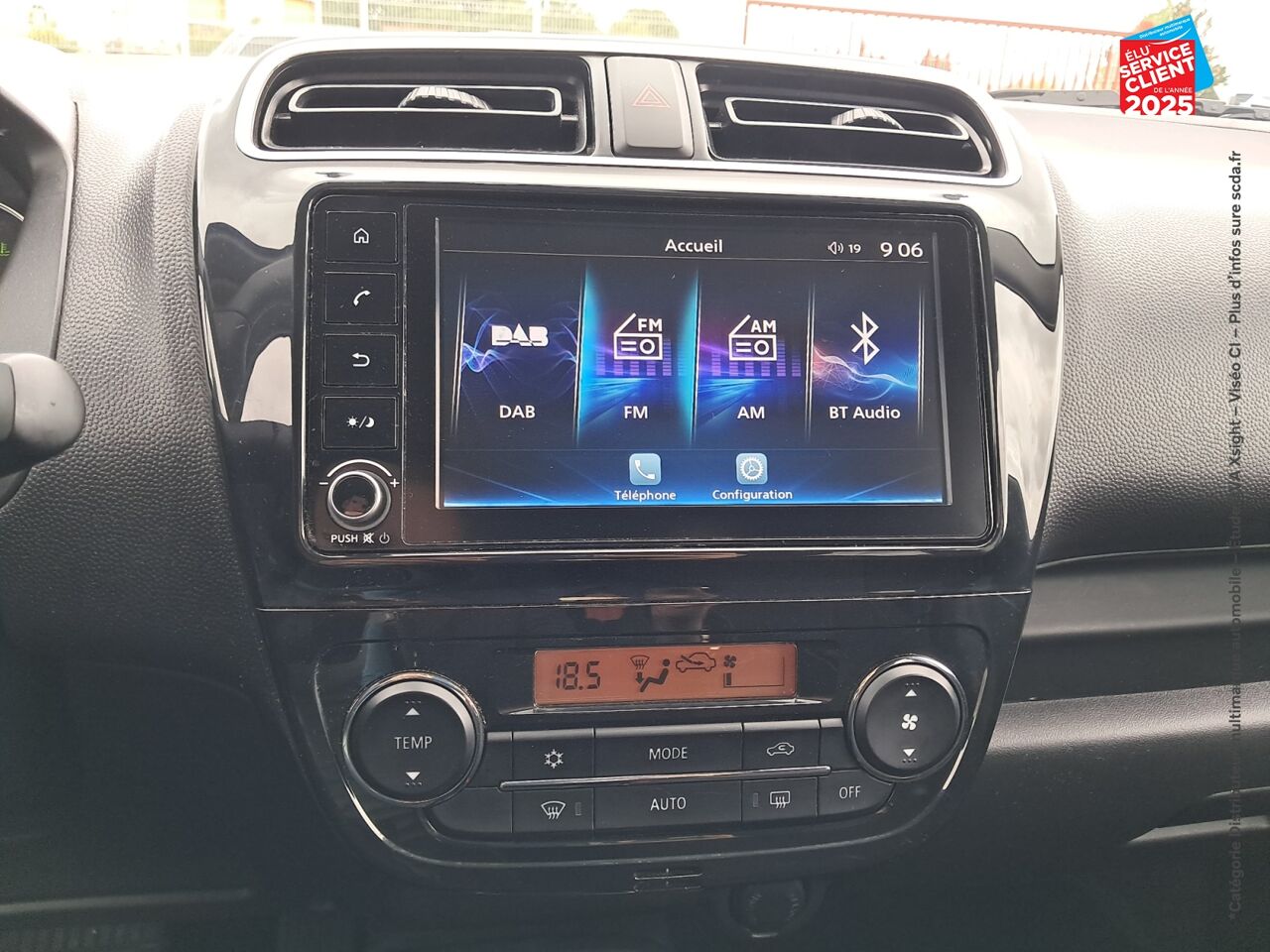 Véhicule d'occasion MITSUBISHI SPACE STAR 1.2 MIVEC 80CH RED LINE EDITION CVT 2020 chez Opel Saint-Dizier