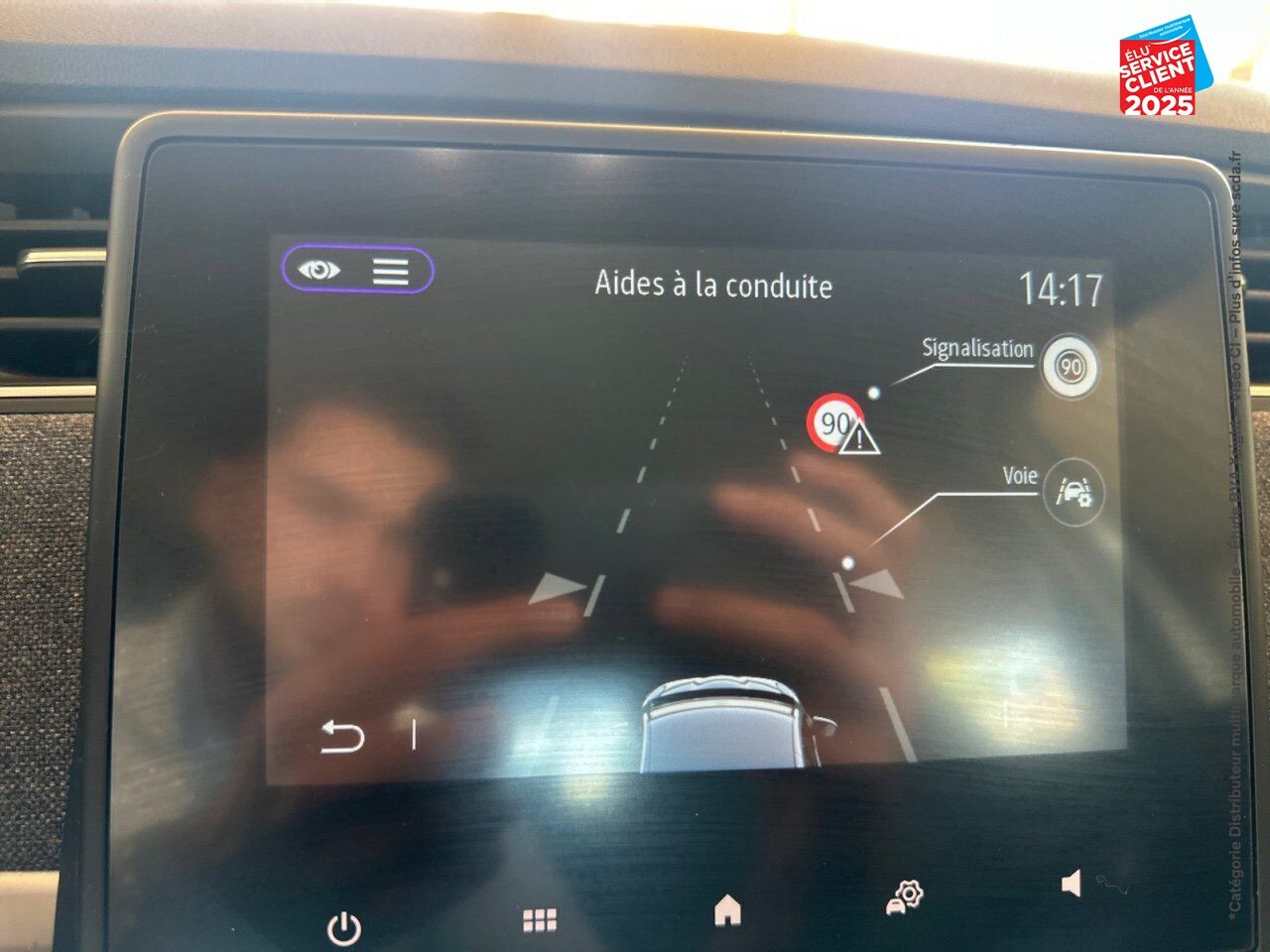 Véhicule d'occasion RENAULT ZOE E-TECH ZEN CHARGE NORMALE R110 ACHAT INTEGRAL - 21 RADAR AR chez Toyota Sarreguemines