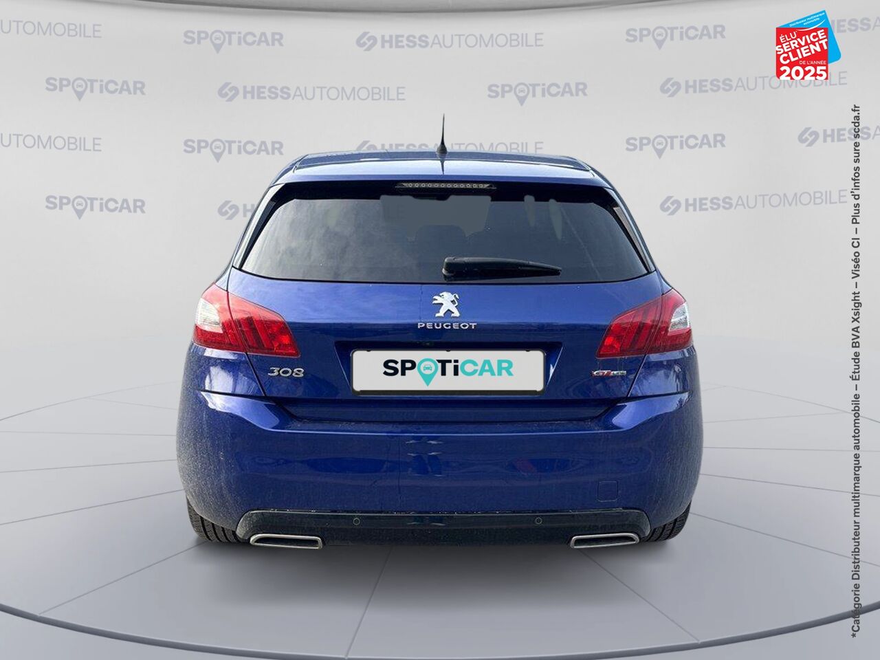 Véhicule d'occasion PEUGEOT 308 1.2 PURETECH 130CH SS GT LINE EAT6 chez Renault Saint-Louis