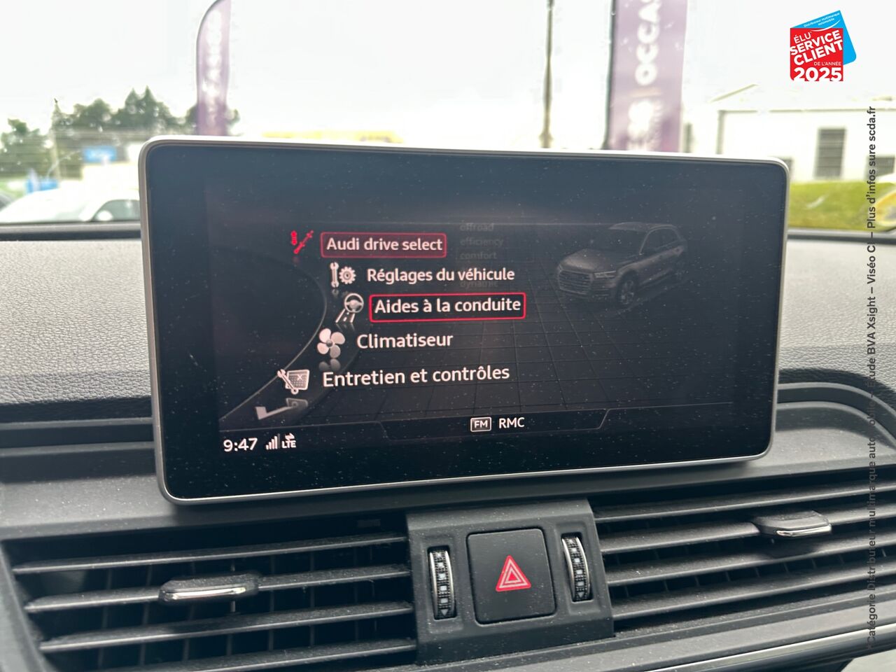 Véhicule d'occasion AUDI Q5 40 TDI 204CH AVUS QUATTRO S TRONIC 7 EURO6D-T TOUVRANT CUIR SIEGE CHAUF chez Suzuki Nancy