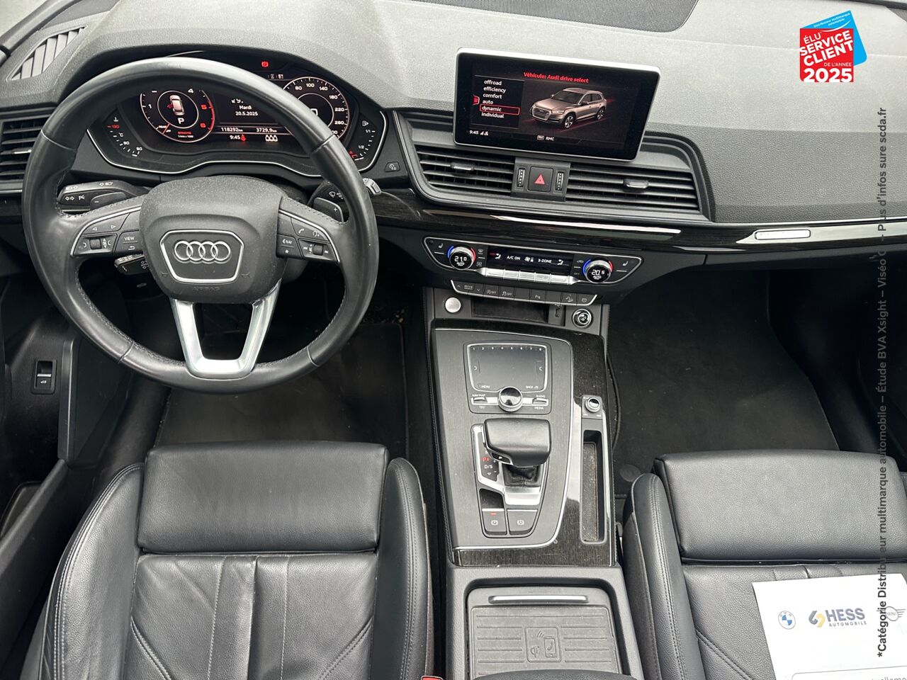 Véhicule d'occasion AUDI Q5 40 TDI 204CH AVUS QUATTRO S TRONIC 7 EURO6D-T TOUVRANT CUIR SIEGE CHAUF chez Suzuki Nancy