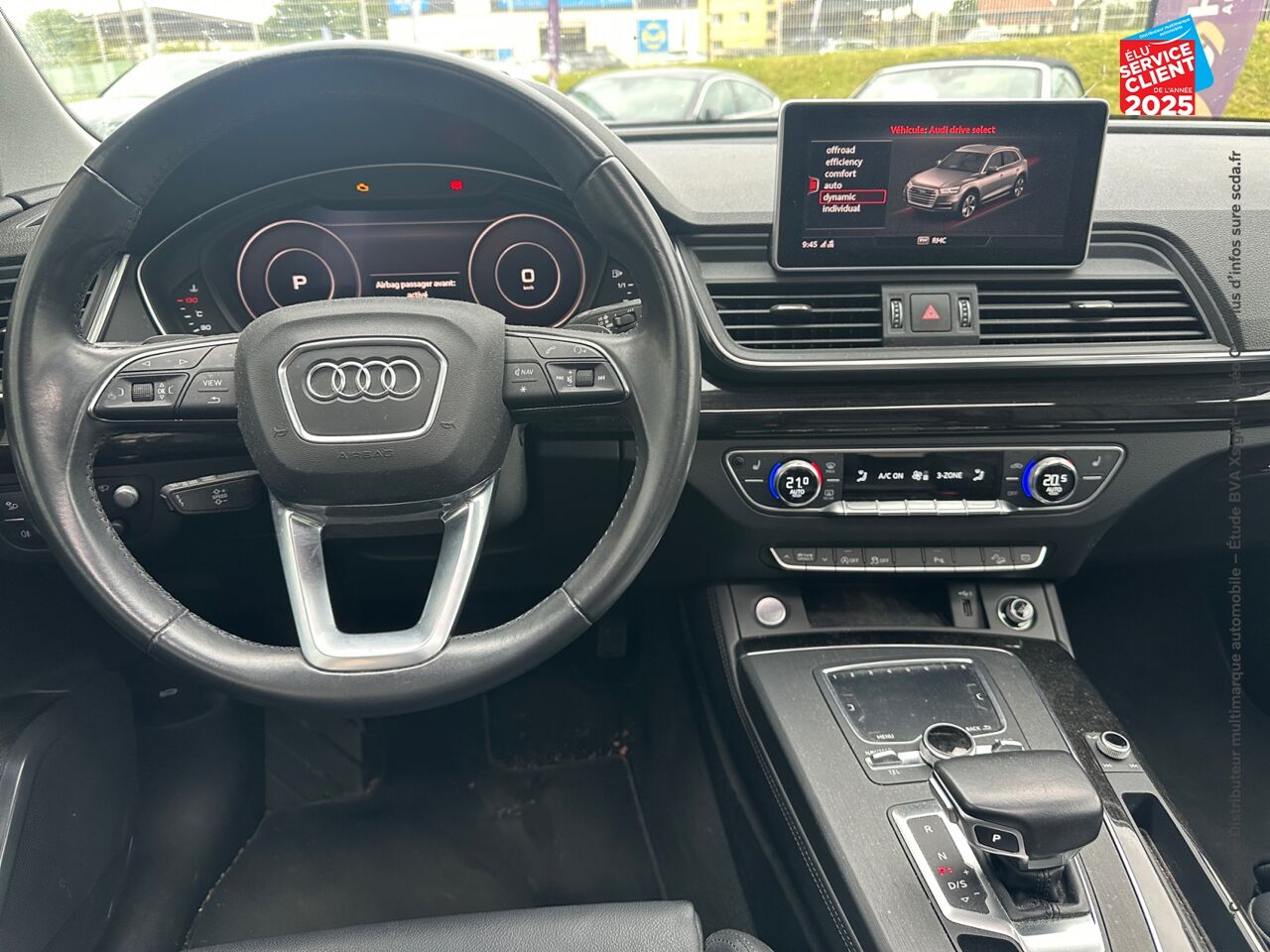 Véhicule d'occasion AUDI Q5 40 TDI 204CH AVUS QUATTRO S TRONIC 7 EURO6D-T TOUVRANT CUIR SIEGE CHAUF chez Suzuki Nancy