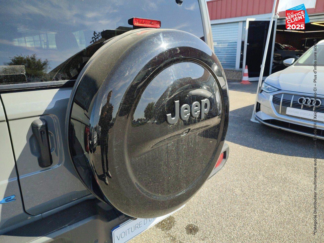 Véhicule d'occasion JEEP WRANGLER UNLIMITED 2.0 T 380CH 4XE OVERLAND COMMAND-TRAC MY23 chez Renault Colmar