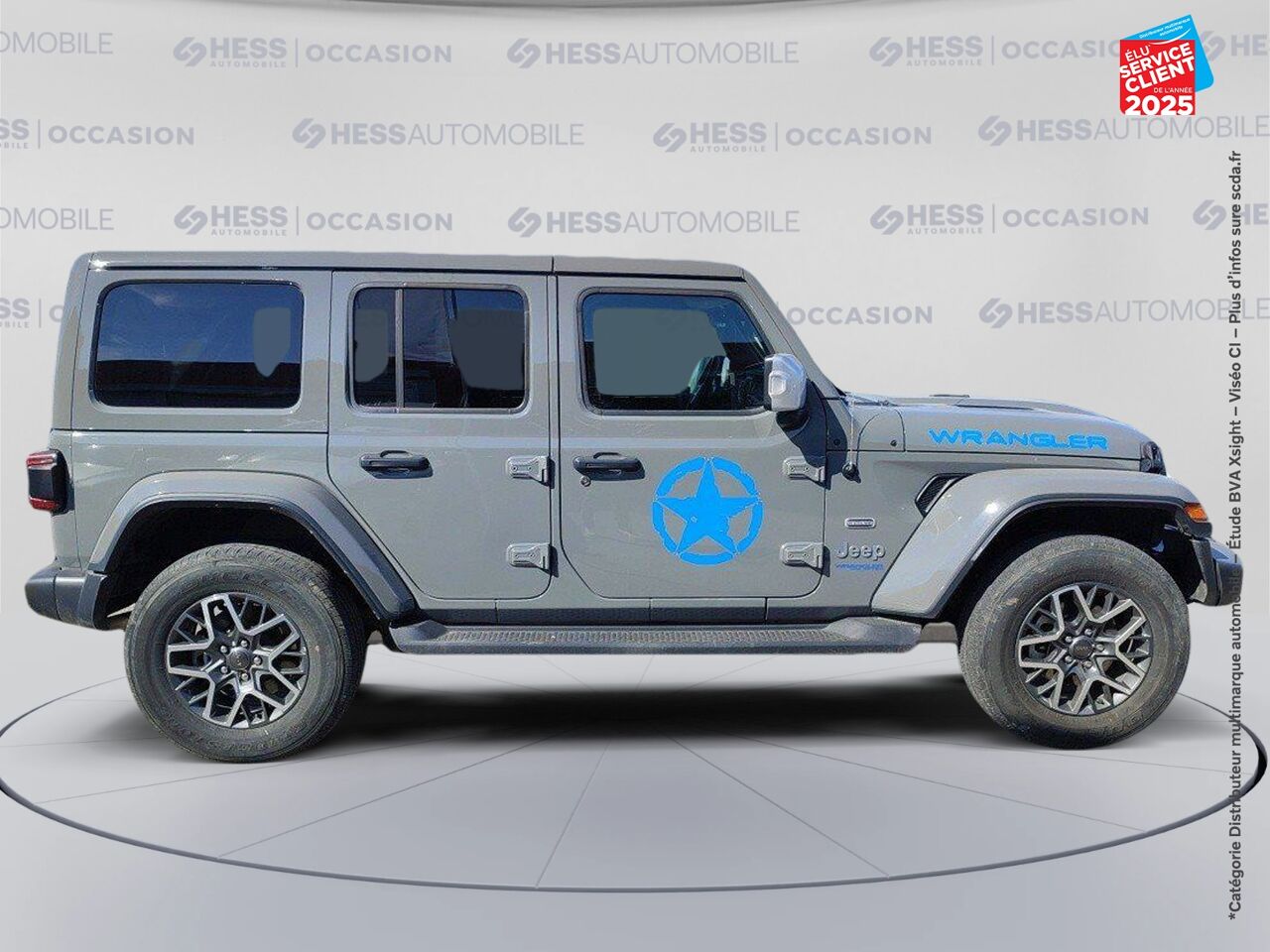 Véhicule d'occasion JEEP WRANGLER UNLIMITED 2.0 T 380CH 4XE OVERLAND COMMAND-TRAC MY23 chez Renault Colmar