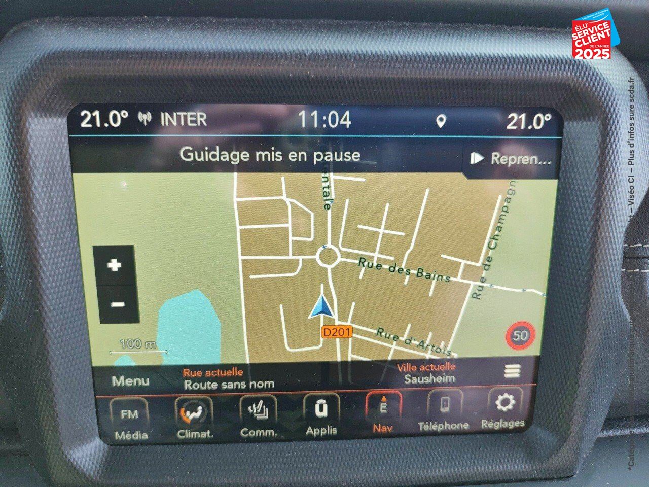 Véhicule d'occasion JEEP WRANGLER UNLIMITED 2.0 T 380CH 4XE OVERLAND COMMAND-TRAC MY23 chez Renault Colmar