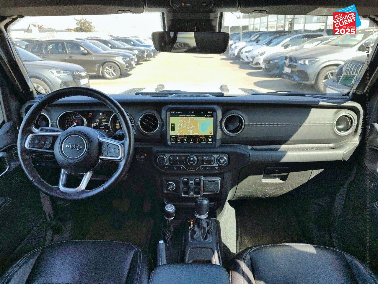 Véhicule d'occasion JEEP WRANGLER UNLIMITED 2.0 T 380CH 4XE OVERLAND COMMAND-TRAC MY23 chez Renault Colmar