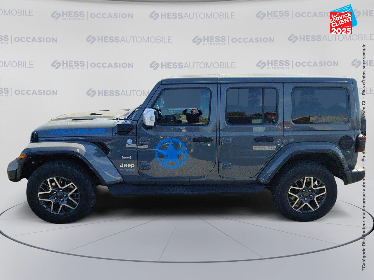 Véhicule d'occasion JEEP WRANGLER UNLIMITED 2.0 T 380CH 4XE OVERLAND COMMAND-TRAC MY23 chez Renault Colmar