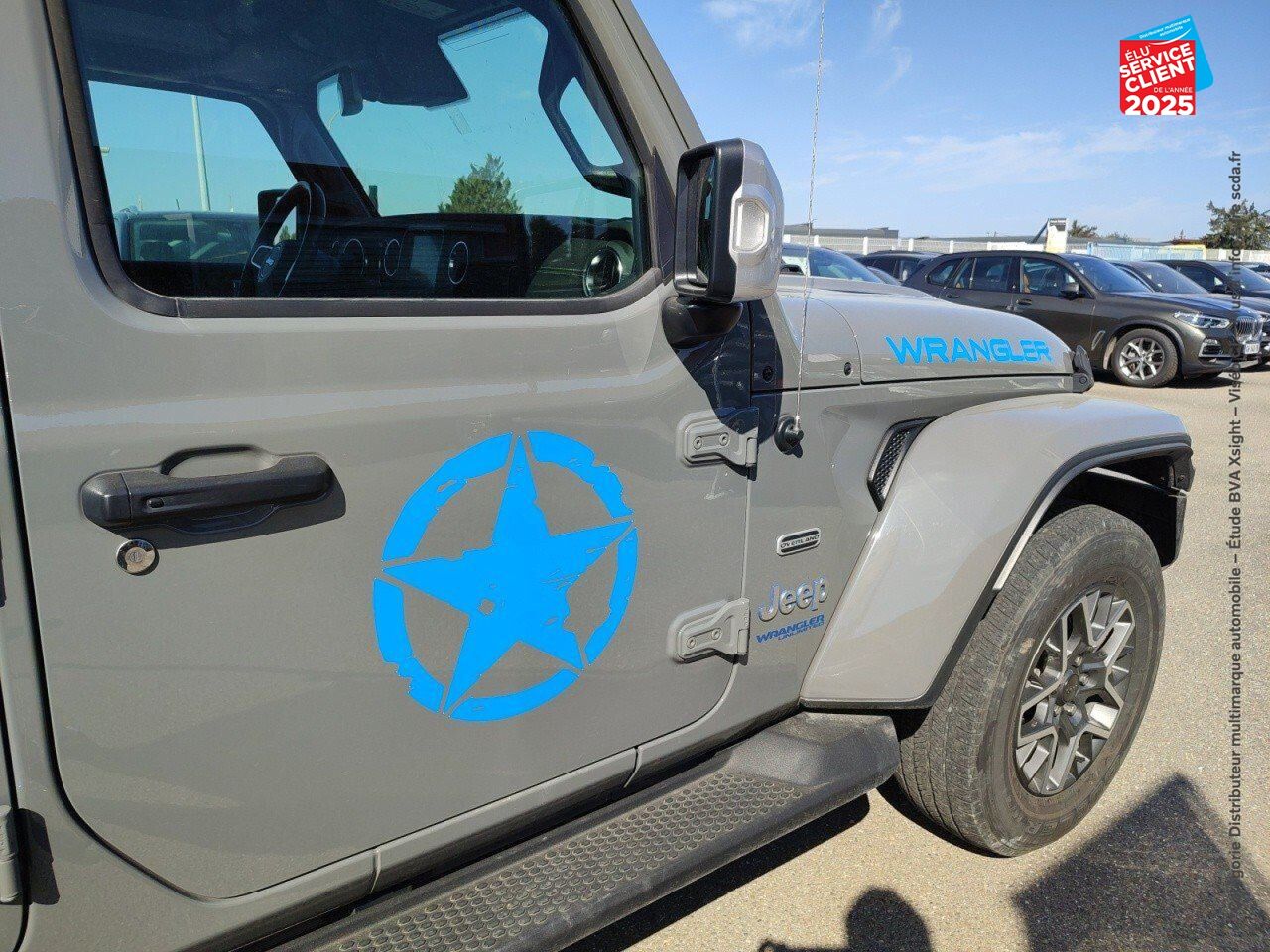 Véhicule d'occasion JEEP WRANGLER UNLIMITED 2.0 T 380CH 4XE OVERLAND COMMAND-TRAC MY23 chez Renault Colmar