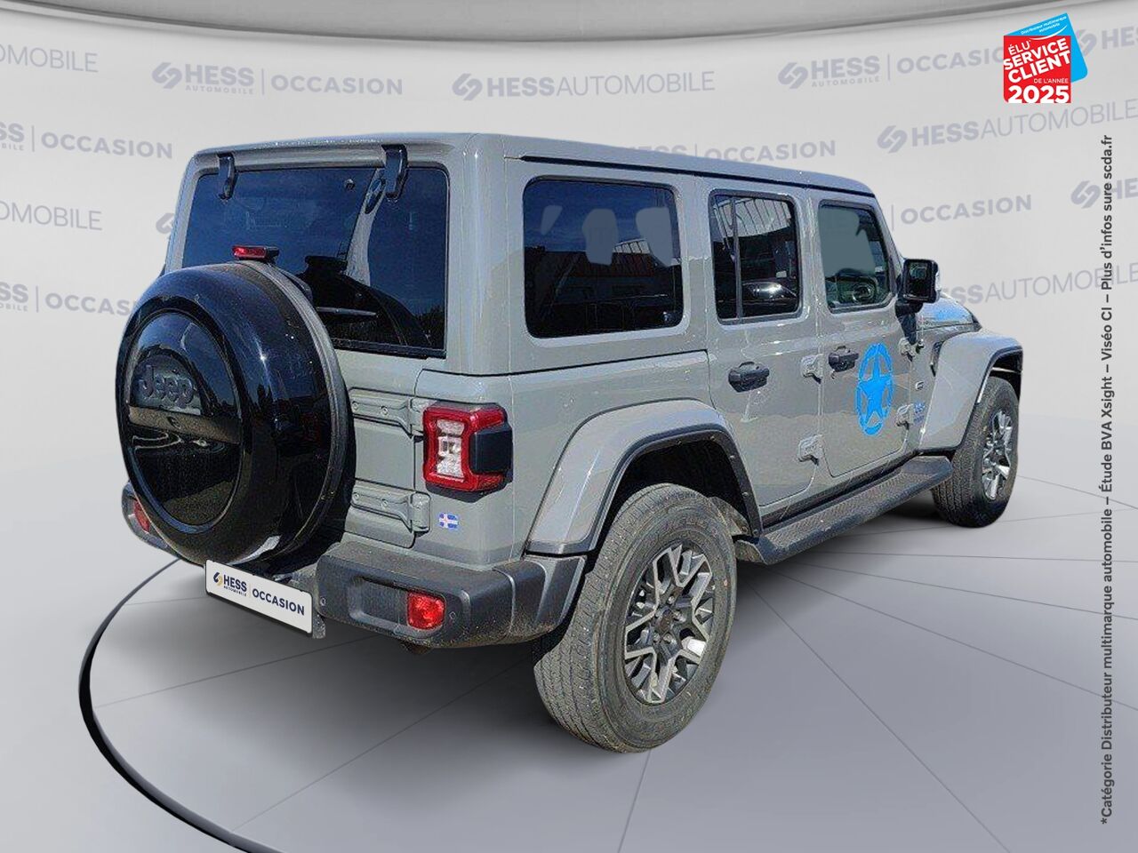 Véhicule d'occasion JEEP WRANGLER UNLIMITED 2.0 T 380CH 4XE OVERLAND COMMAND-TRAC MY23 chez Renault Colmar