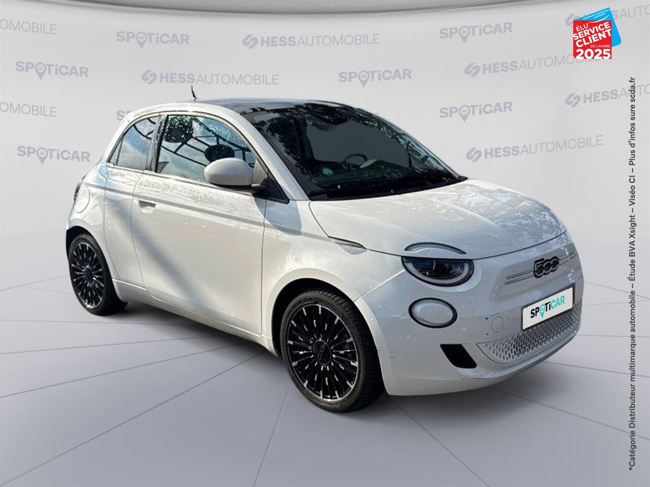 Véhicule d'occasion FIAT 500 3+1 E 118CH ICONE PLUS PACK MAGIC EYE chez Dacia Belfort