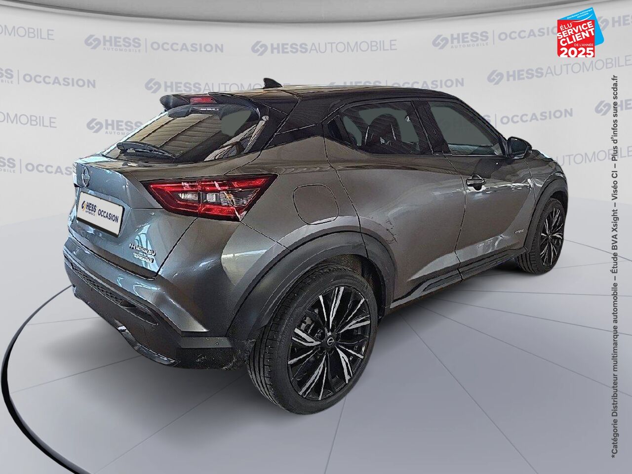 Véhicule d'occasion NISSAN JUKE 1.6 HYBRID 143CH N-DESIGN 2023.5 SIEGES CHAUF/CUIR CAMERA BOSE chez Nissan Juke occasion