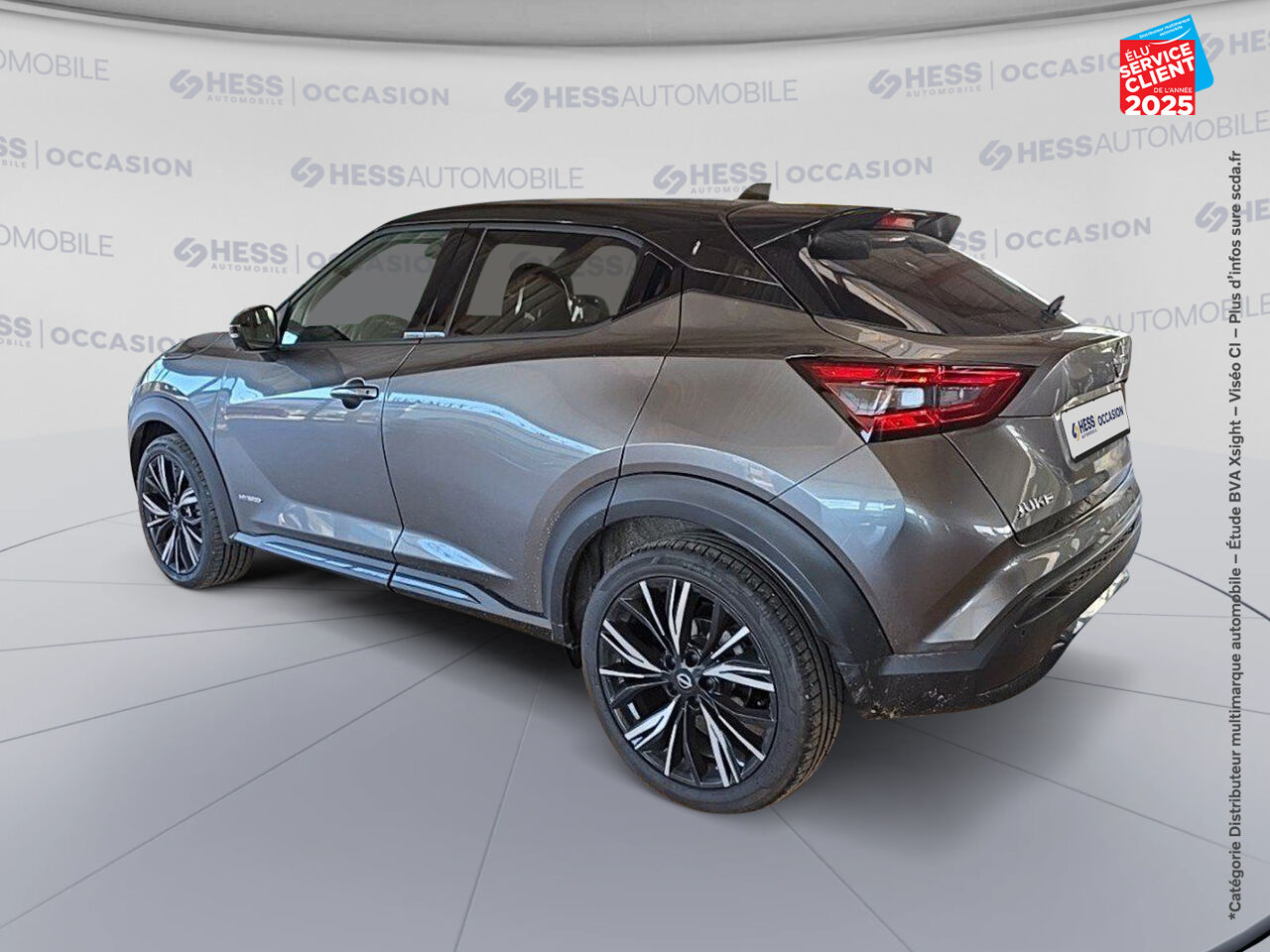 Véhicule d'occasion NISSAN JUKE 1.6 HYBRID 143CH N-DESIGN 2023.5 SIEGES CHAUF/CUIR CAMERA BOSE chez Nissan Juke occasion