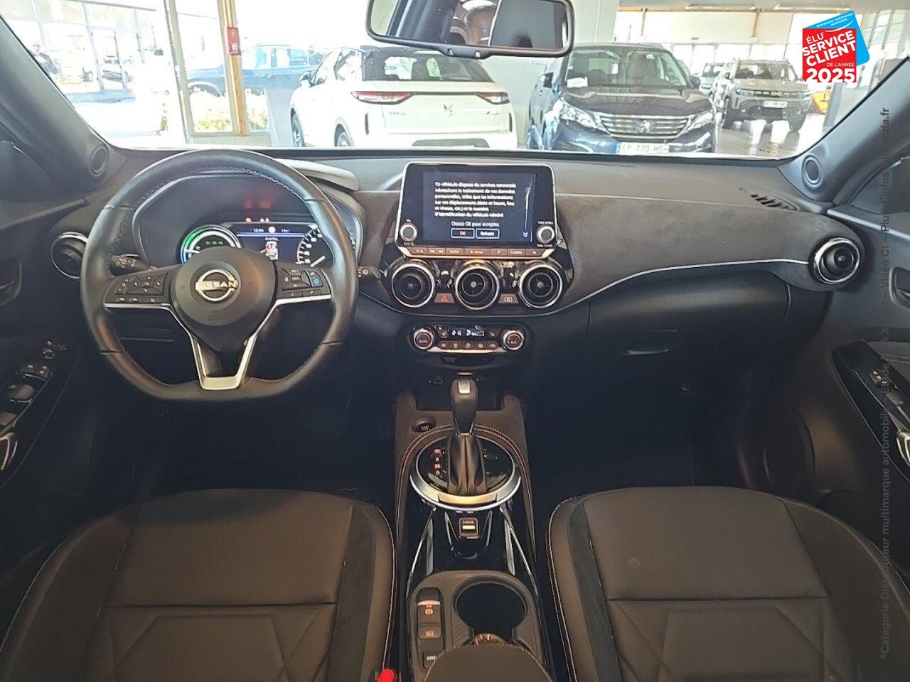 Véhicule d'occasion NISSAN JUKE 1.6 HYBRID 143CH N-DESIGN 2023.5 SIEGES CHAUF/CUIR CAMERA BOSE chez Nissan Juke occasion