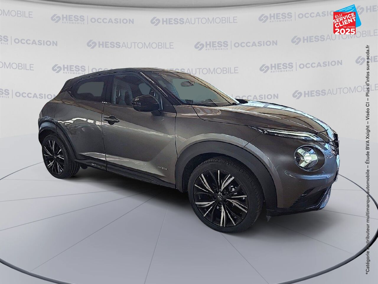 Véhicule d'occasion NISSAN JUKE 1.6 HYBRID 143CH N-DESIGN 2023.5 SIEGES CHAUF/CUIR CAMERA BOSE chez Nissan Juke occasion