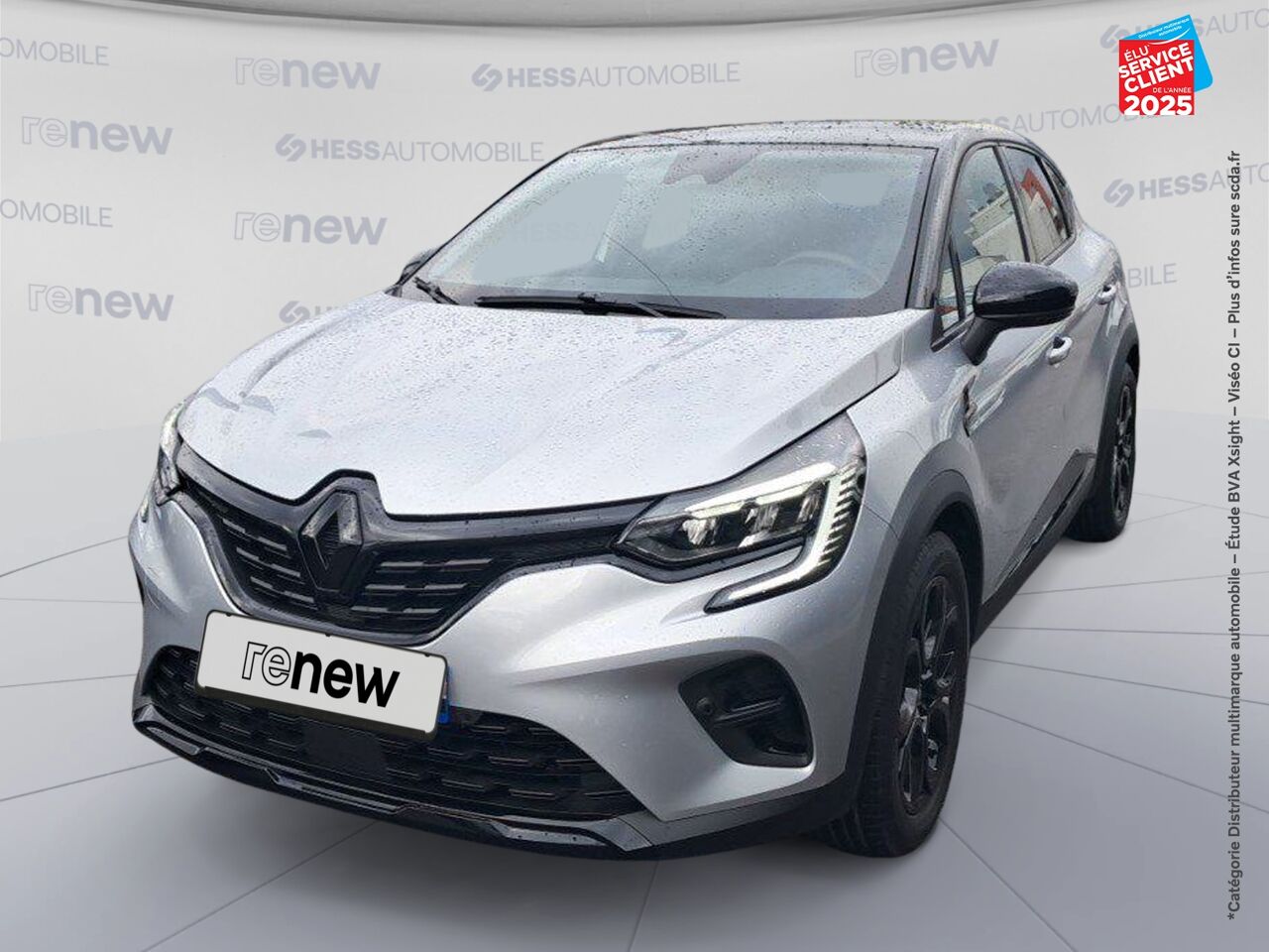 Véhicule d'occasion RENAULT CAPTUR 1.6 E-TECH HYBRIDE 145CH RIVE GAUCHE GPS CAMERA chez Renault Saint-Louis