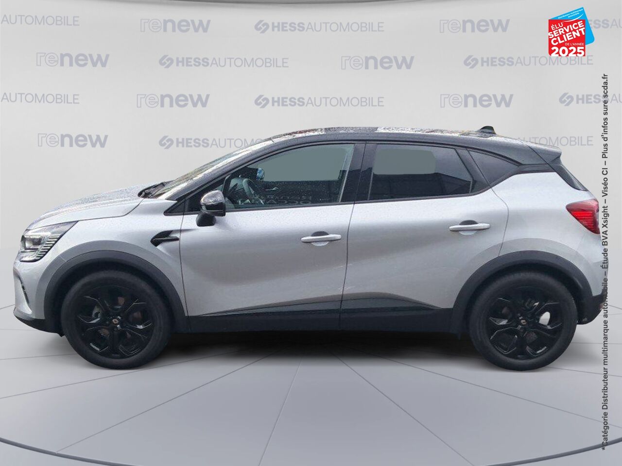 Véhicule d'occasion RENAULT CAPTUR 1.6 E-TECH HYBRIDE 145CH RIVE GAUCHE GPS CAMERA chez Renault Saint-Louis