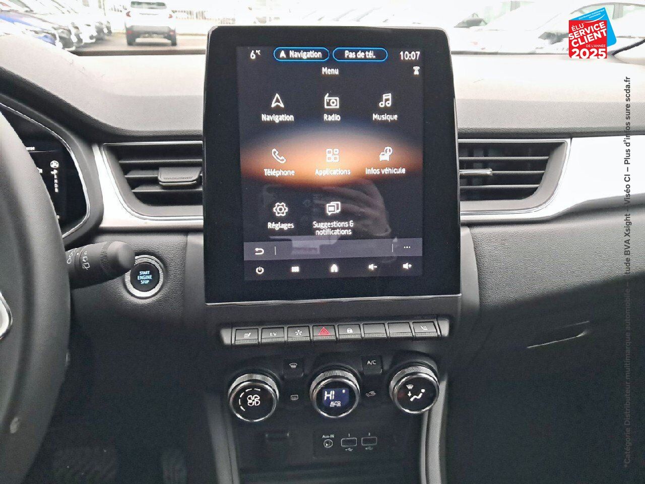 Véhicule d'occasion RENAULT CAPTUR 1.6 E-TECH HYBRIDE 145CH TECHNO FAST TRACK GPS CAMERA chez Nissan Belfort