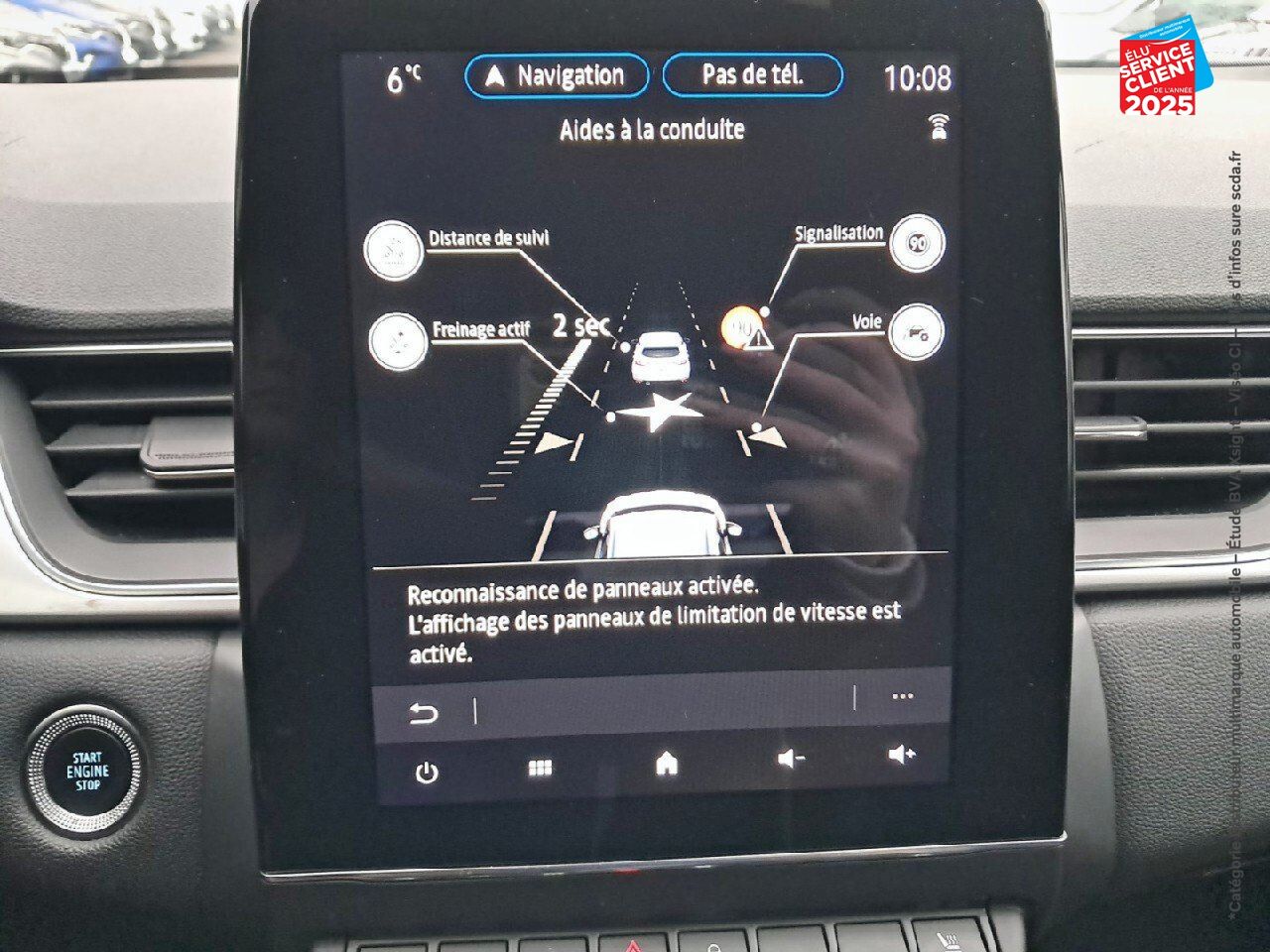 Véhicule d'occasion RENAULT CAPTUR 1.6 E-TECH HYBRIDE 145CH TECHNO FAST TRACK GPS CAMERA chez Nissan Belfort