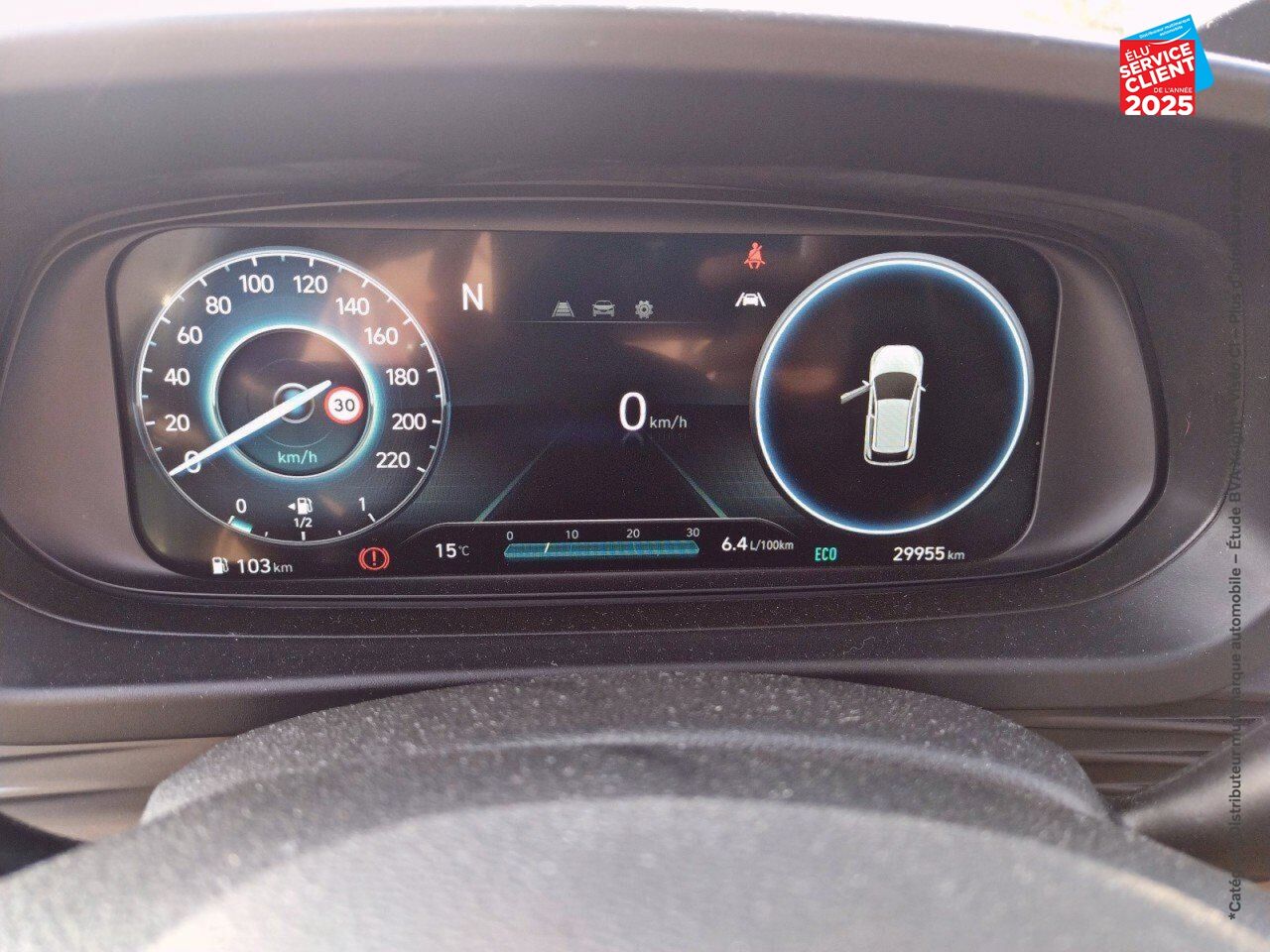 Véhicule d'occasion HYUNDAI BAYON 1.0 T-GDI 100CH HYBRID 48V INTUITIVE CAMERA chez Hyundai Epernay