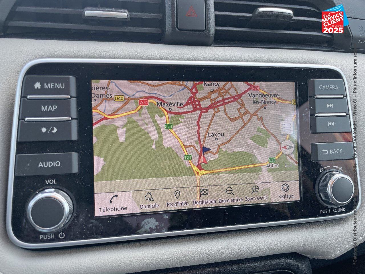 Véhicule d'occasion NISSAN MICRA 1.0 IG-T 100CH N-CONNECTA 2020 GPS CAMERA CARPLAY chez Renault Saint-Louis