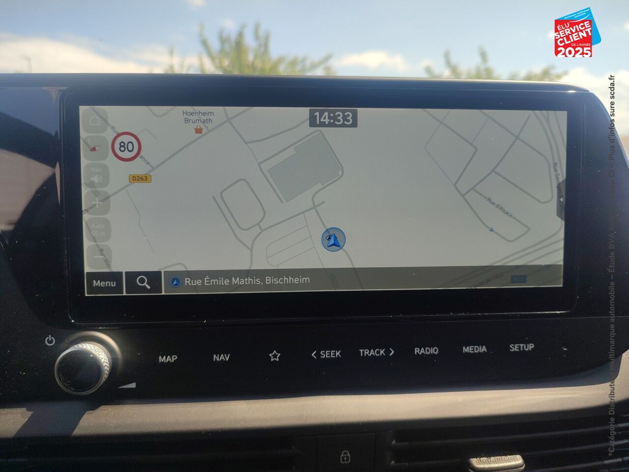 Véhicule d'occasion HYUNDAI BAYON 1.0 T-GDI 100CH INTUITIVE DCT-7 chez Renault Colmar