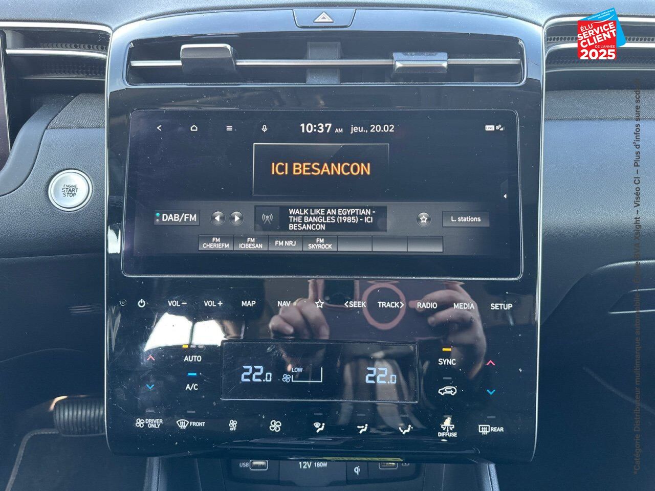 Véhicule d'occasion HYUNDAI TUCSON 1.6 T-GDI 230CH HYBRID CREATIVE BVA6 chez Dacia Strasbourg