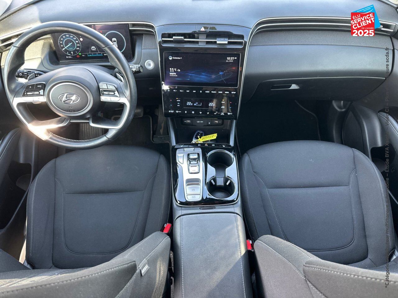 Véhicule d'occasion HYUNDAI TUCSON 1.6 T-GDI 230CH HYBRID CREATIVE BVA6 chez Dacia Strasbourg
