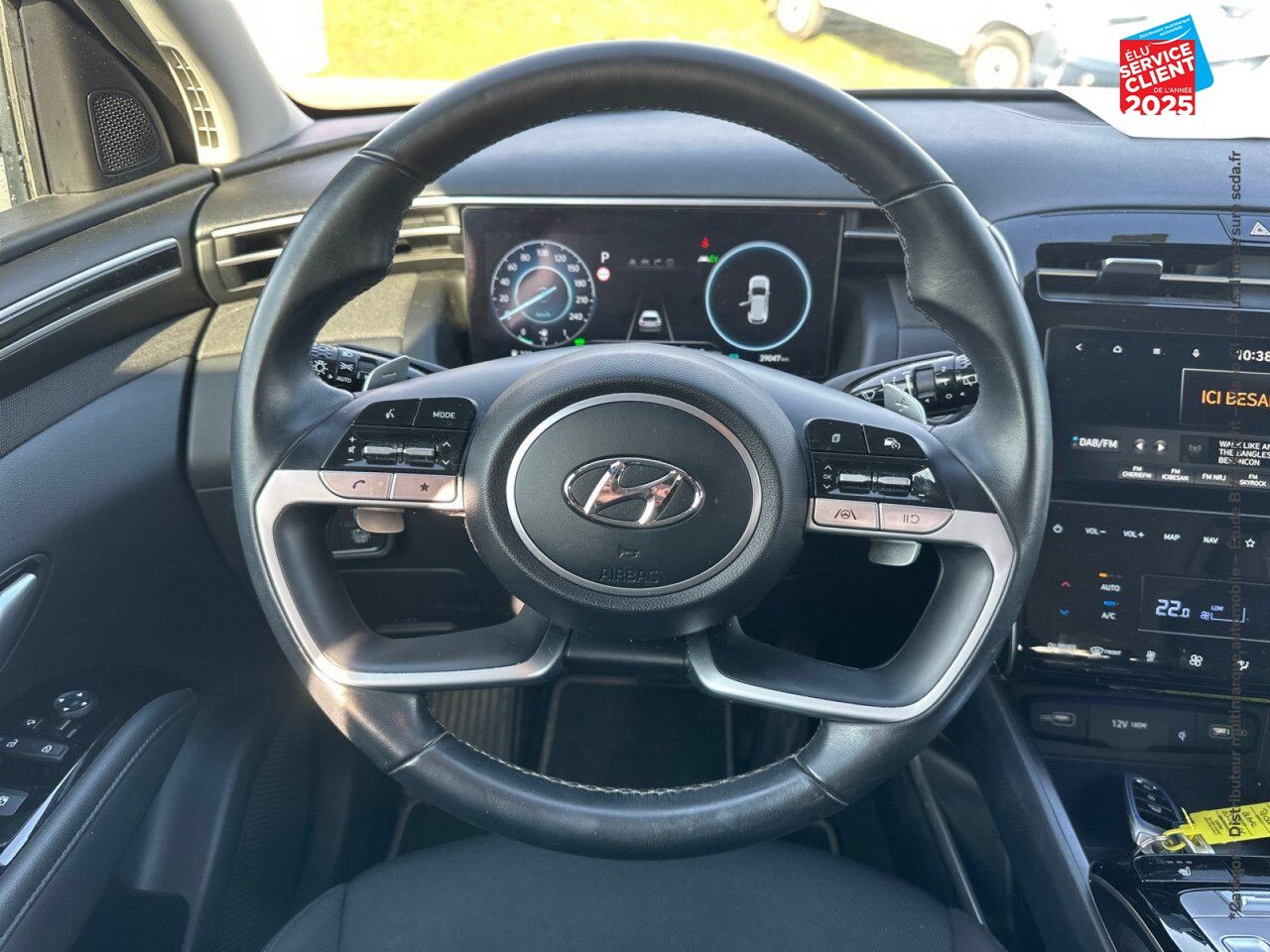 Véhicule d'occasion HYUNDAI TUCSON 1.6 T-GDI 230CH HYBRID CREATIVE BVA6 chez Dacia Strasbourg